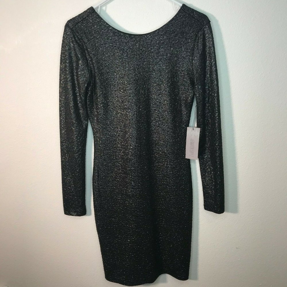 Jennifer Lopez Women's Silver Gray Sheath Dress XS